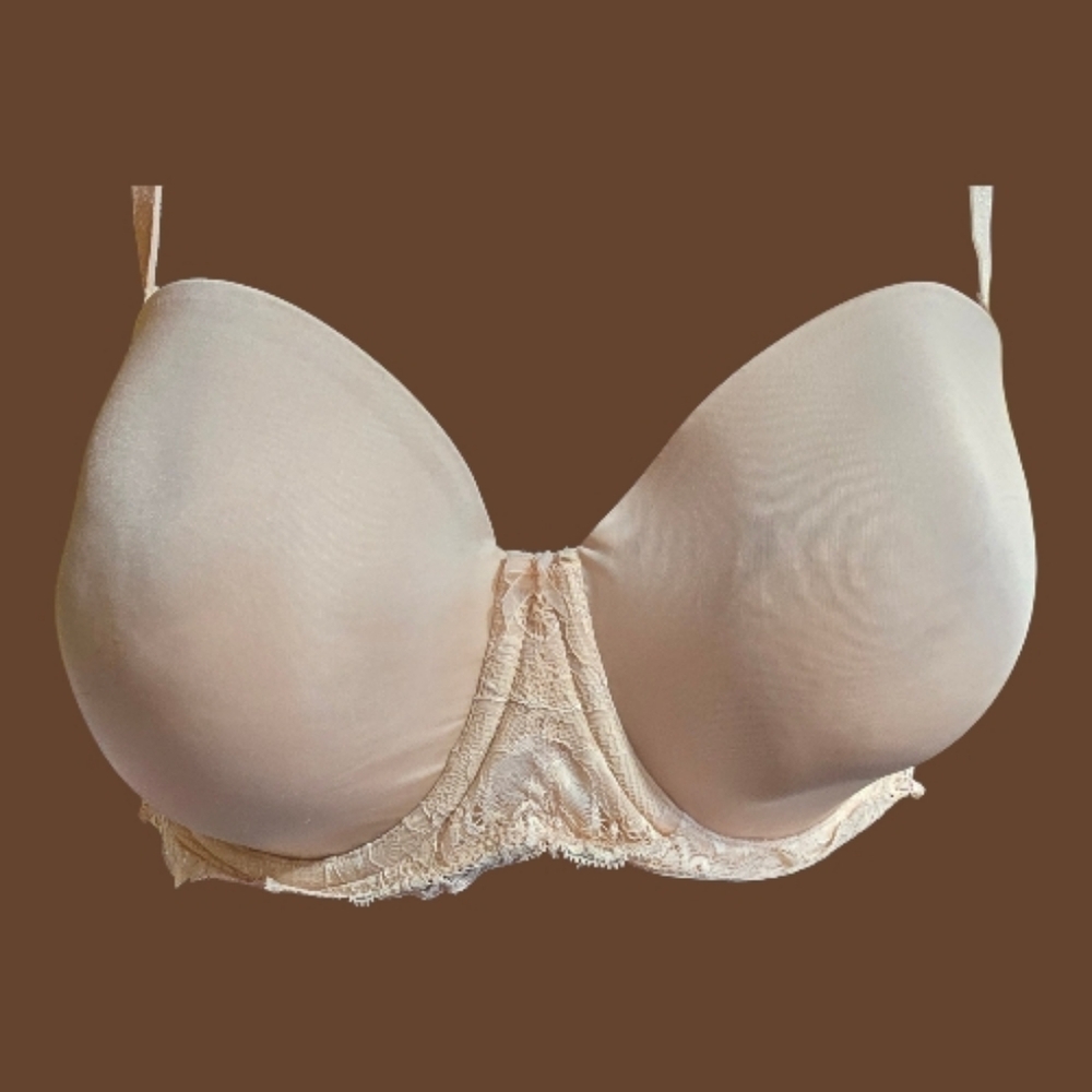 Torrid Beige Lightly Lined Multiway Strapless Bra… - image 3